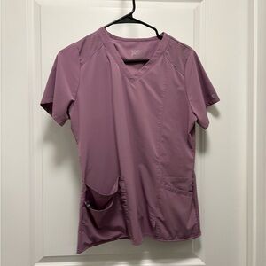 Barco Uniforms Mauve Scrub Top